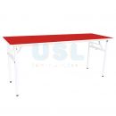 Rectangular Table with Foldable Legs