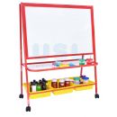 Jr. Single sided Mag. White Board (2' x 3') wt Baskets