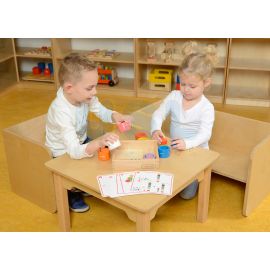 Blocks n' Cups—Circle