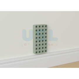 100L x 200H Outdoor STEM WALL Plastic Bases