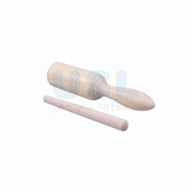 Single Wooden Tone Block with Beater