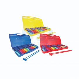 25 Tone Coloured Glockenspiel With Case