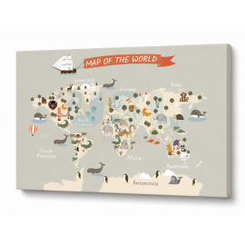 Canvas-World Map 