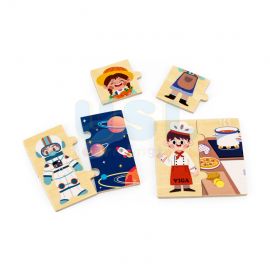 Matching Profession Puzzle Set - Wooden Matching Puzzle
