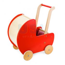 Doll Pram - Wooden Pretend Role Play | Wooden Trolley