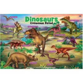 Poster - Dinosaurs Creteaceous Period 