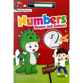 Writing Practice Board - Numbers, Shapes and Colours