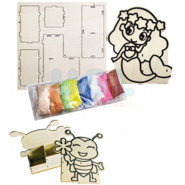 Wooden Foam Clay - Pen Holder