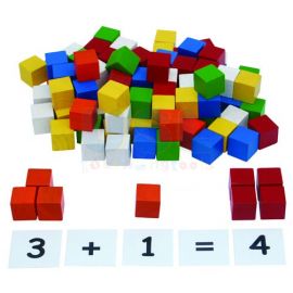 2cm Wooden Cubes