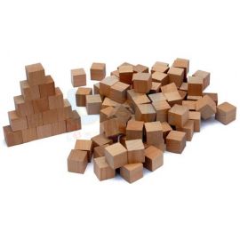 2.5cm Wooden Cubes (plain)