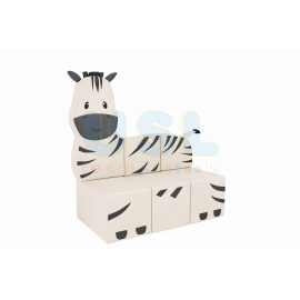 zebra combination sofa