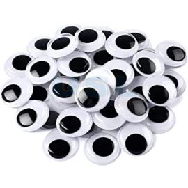 Assorted Googly Eyes Black & White (60pcs)