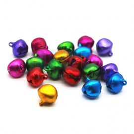 10mm Mixed-coloured Jingle Bell (100pcs)