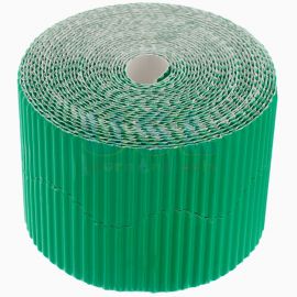 Corrugated Border Green