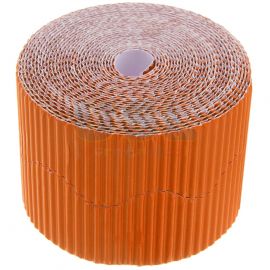 Corrugated Border Orange