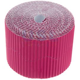 Corrugated Border Pink