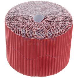 Corrugated Border Red