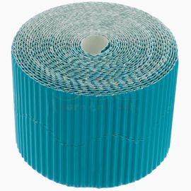 Corrugated Border Sky Blue
