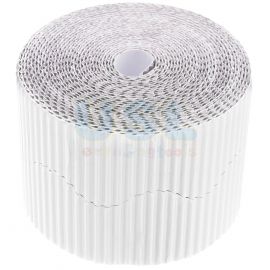 Corrugated Border White