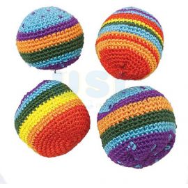 Rainbow Knit Ball (4/set)