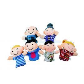 Family Finger Puppet (6/set)
