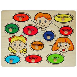 Wood Knob Puzzle-Muka Saya