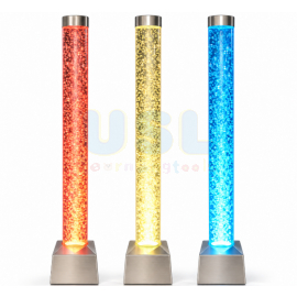 Bubble Tube with Metal Base – LED Sensory Light