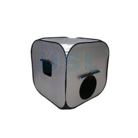 Silver Pop Up Dark Den – Portable Sensory Tent