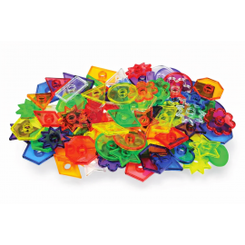 Transparent Lacing Buttons (144pcs) – Fine Motor Skills Toy