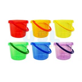 Rainbow Bucket Set (6pcs) – Sand & Water Play Toy