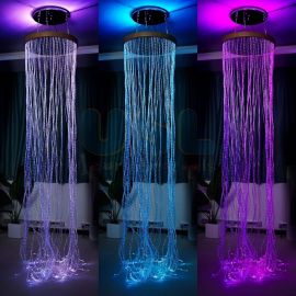 Round Fiber Optic Curtain