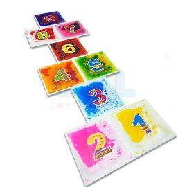 Number Liquid Floor Tiles – Educational Sensory Tiles