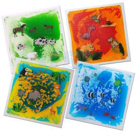 Animal Print Liquid Floor Tiles – Kids Sensory Play Tiles