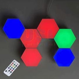 Honeycomb Light Panels (6pcs) – Touch LED Wall Lights