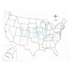 Control Maps with Labels - USA