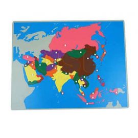 Puzzle Map of Asia
