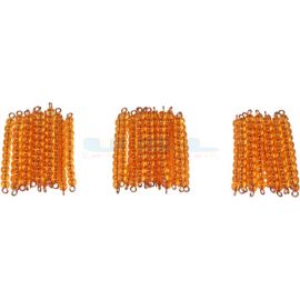 45 Golden Bead Bars of 10