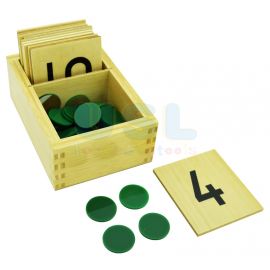 Wooden Numerals & Acrylic Counters