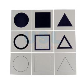 Geometric Cards for Presentation Tray