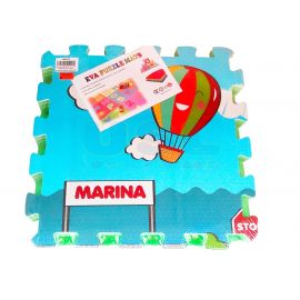 9pc Transportation Puzzle Mat (31cm X 31cm) 