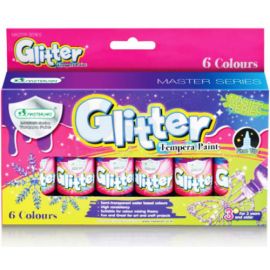 MASTER SERIES TEMPERA PAINT GLITTER SET