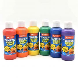 Tempera Paste 6 Col (R, Y, G, B, O, PR)