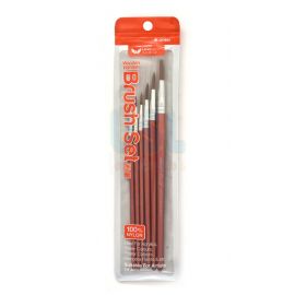 6's Artist Nylon Round Brush (2/4/6/8/10/12) - Graphic Brush