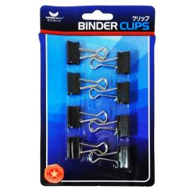 8's Black Binder Clip 19mm