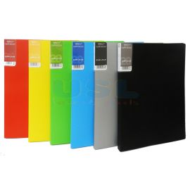 20's A4 Pockets Clear Book - Clear Holder