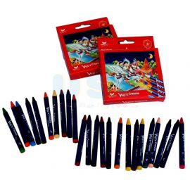 Wax Crayon 24 col