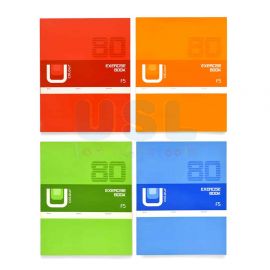 U-Colour Ex.Book F5 80pg (10/set)