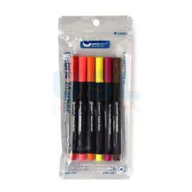 6's Fabric Marker (12/set) - Dark Colours