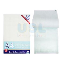 A4 1mm & 2mm Section Pad (10/set)