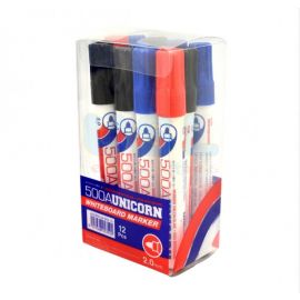 Whiteboard Marker 500 - Asst (12/Box)